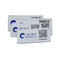 Thẻ giặt RFID thụ động ISO18000-6C Chip NXP 8 có in mã vạch