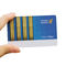 Thẻ quà tặng bằng nhựa PVC đủ màu, Thẻ thành viên với kích thước tiêu chuẩn CR80 / 30mil