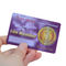 Thẻ quà tặng bằng nhựa PVC đủ màu, Thẻ thành viên với kích thước tiêu chuẩn CR80 / 30mil