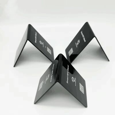 Chân đế NFC Logo Tùy chỉnh, Mạng xã hội, Đánh giá, Thẻ NFC NTAG213 PVC, Chân đế hiển thị menu