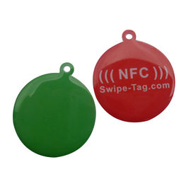 HF NFC NFC213 RFID Disk Tag, Mã QR Và Mã hóa URL RFID Pet Tag