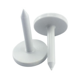 41 * 28mm Trắng ABS Gỗ Nail Tag Tag Chống thấm cho Quản lý Rừng Cây