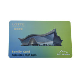 Thẻ thông minh RFID nhựa CMYK Off Set Printing Tamper Resistant Tiêu chuẩn ISO